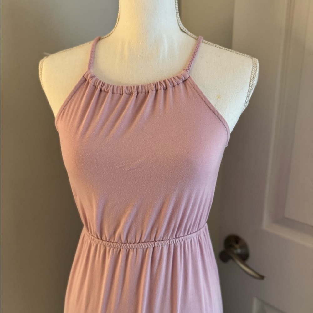 Bixby Nomad Pink to Grey Ombré sundress Super Soft Women's Dress sz L - Picture 2 of 14